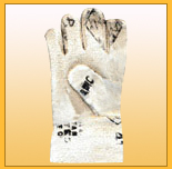 Asbestos hand gloves